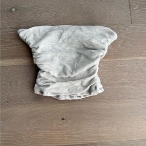 Free People Grey Strapless Top